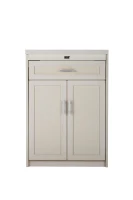 New Age Pet Murphy Bed with Memory Foam Cushion - Antique White(m-4)