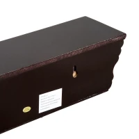 HomCom 24” 2 Piece Modern Floating Shelf Wall Mount Bookshelf - Brown(m-10)