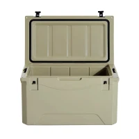 Outsunny 85 Quart Rotomolded Outdoor Portable Camping Cooler and Ice Chest Box(m-7)