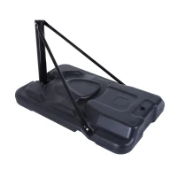 Open Box Aosom 44" Clear Backboard Height Adjustable Portable Basketball Hoop(m-9)