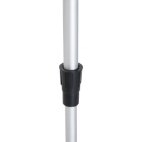 Outsunny Aluminum 2 Modes Metal Detector Lightweight Patio with Water-resistant Coil - Black(m-11)