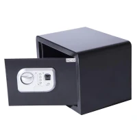 HomCom 13.8" Fingerprint Digital Electronic Gun Safe Box w/ Keypad Lock Security - Black(m-5)