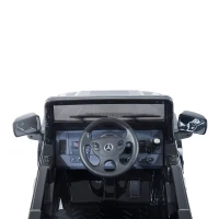 Mercedes-Benz G55 12V Kids Electric Battery Toy Ride-On Car w/ Remote Control - Black(m-5)