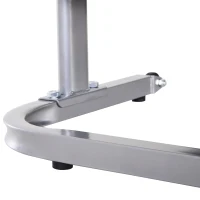 Soozier 2-in-1 Foldable Treadmill Walking Pad Manual Treadmill Machine Sit Up Bench with LCD Screen Home Exercise Fitness(m-16)