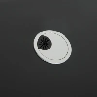 HomCom 47" Compact Wooden Modern Home Office Desk with Storage Shelves and Cabinet - Black(m-7)