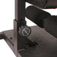 Soozier 3-in-1 Padded Push Up Sit Up Deep Sissy Squat Machine Abs Training Home Gym Fitness Workout Equipment(m-13)