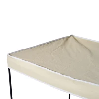 PawHut 40" Cooling Pet Mesh Elevated Dog Cot Bed With Shade Canopy(m-8)