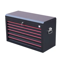 HomCom Tool Chest Storage Cabinet w/ 6 Sliding Drawer & Handle(m-1)
