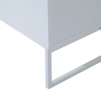 HomCom 43" Modern Lift Top Coffee Table with Hidden Storage - Matte White(m-10)