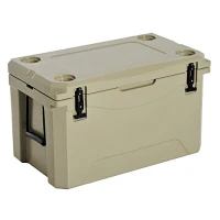 Outsunny 85 Quart Rotomolded Outdoor Portable Camping Cooler and Ice Chest Box(m-2)