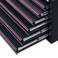 HomCom Tool Chest Storage Cabinet w/ 6 Sliding Drawer & Handle(m-8)