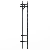 HomCom 60-Bottle Low Profile Wall Mounted Wine Bottle Storage Display Rack(m-6)