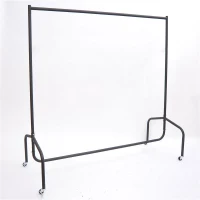 HomCom 6' Rolling Closet  Clothing Rack(m-1)