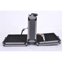 HomCom Lightweight Double Sided Hard Box Combination Lock Secure Gun Safe(m-6)