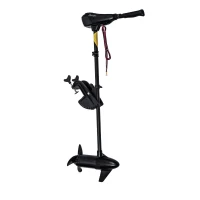 Outsunny 12V Transom Mounted 50-Pound Thrust Electric Fishing Boat Trolling Motor(m-3)