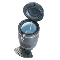 HOMCOM 10 Liter Mini Kegerator Beer Cooler Dispenser Lightweight Car -Black(m-3)