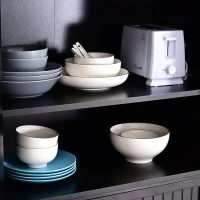 HomCom 72" Traditional Colonial Style Freestanding Kitchen Pantry Cupboard Storage Cabinet with Drawers - Black(m-10)