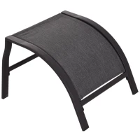 Outsunny 5 Piece Outdoor Garden Recliner Patio Sun Lounger Chair and Table Set(m-12)