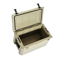 Outsunny 85 Quart Rotomolded Outdoor Portable Camping Cooler and Ice Chest Box(m-8)