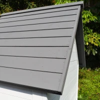 PawHut 48" Wood Outdoor Chicken Coop House with Nesting Box(m-9)