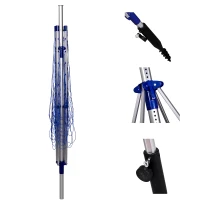 Outsunny Outdoor Deluxe Rotary Clothesline Clothes Dryer - 10 Lines - 164 ft Line Length(m-4)