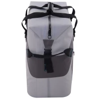 Outsunny 50 Quart Portable Insulated Waterproof Soft-Sided Cooler Picnic Tote Bag - Grey(m-7)