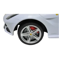 Ferrari F12 Kids 6v Electric Ride On Toy Car w/ Parent Remote Control - White(m-9)