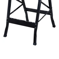 HomCom 25” Adjustable Folding Portable Work Bench and Vise – 330lb Capacity(m-10)