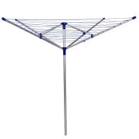 Outsunny Outdoor Deluxe Rotary Clothesline Clothes Dryer - 10 Lines - 164 ft Line Length(m-3)