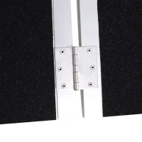 HOMCOM Versatile 3ft Motorcycle  Scooter  and Dollie Ramp for Home or Travel  600lbs(m-12)