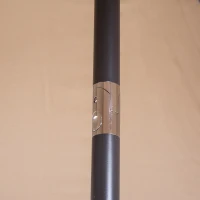 Outsunny 10’ Aluminum Outdoor Patio Umbrella with Tilt and Crank – Latte Brown(m-7)