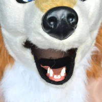 HomCom Cartoon Fox Costume Mouth Mover Hood(m-9)