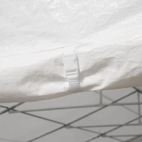 Outsunny 32" x 20" Outdoor Heavy Duty Carport Canopy Gazebo Wedding Party Tent Garage - White(m-11)