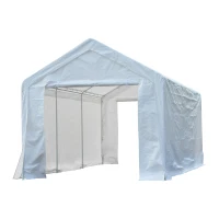 Outsunny 10' x 20' Multi-Purpose Convertible Carport / Event Canopy Tent - White(m-4)
