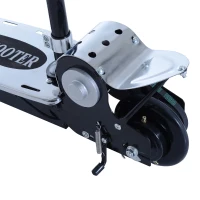 Aosom Black High-Powered 120W Motorized Kids Folding Electric Scooter(m-9)