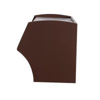 HomCom 48" Wall Mounted Floating Media Console - Brown(m-6)