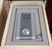 HomCom 12” x 8” x 4” Top Opening Drawer Digital Passcode Safe Home Security Storage With Emergency Keys(m-12)