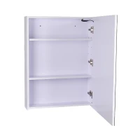 HomCom Vertical 32" LED Illuminated Bathroom Wall Mirror Medicine Cabinet - Dual Strip LEDs(m-3)