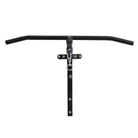 Soozier Wall Mount Heavy Punching Bag Hanger with Pull Up Bar - Black(m-6)