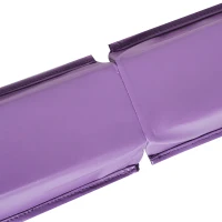 Soozier 8' Folding Stable PU Leather Gymnastics Floor Balance Beam - Purple(m-10)