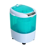 HomCom 2-In-1 Electric 5.5 Pound Capacity Mini Portable Washing Machine And Air Spin Dryer - Green(m-1)
