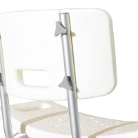 HomCom Adjustable Medical Shower Bench - White(m-7)