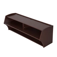 HomCom 48" Wall Mounted Floating Media Console - Brown(m-5)