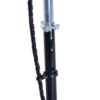 Aosom 120W Kids Folding Electric Scooter with LED Lights - Red(m-7)