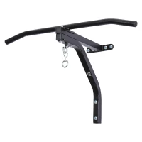 Soozier Wall Mount Heavy Punching Bag Hanger with Pull Up Bar - Black(m-3)