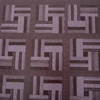 Soozier Interlocking Puzzle Protective Foam Floor Tile Mats - Dark Check Pattern(m-2)