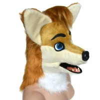 HomCom Cartoon Fox Costume Mouth Mover Hood(m-2)