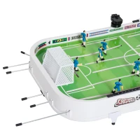 Soozier 37” Portable Mini Foosball Table Tabletop Soccer Game for Kids Sportcraft Football Table - Green/White(m-5)