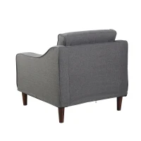HomCom Single-Seat Sofa - Dark Gray(m-6)