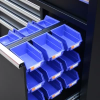 HomCom Rolling Steel 11 Drawer Tool Chest Cart(m-4)